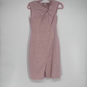 Tailored By Rebecca Taylor Twist Front Sheath Dress Sz 0